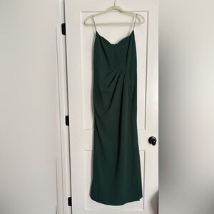 Elegant Green Evening Dress